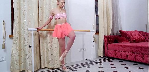  Teeny Lovers - Teen ballerina Anna Krowe on a fuck break